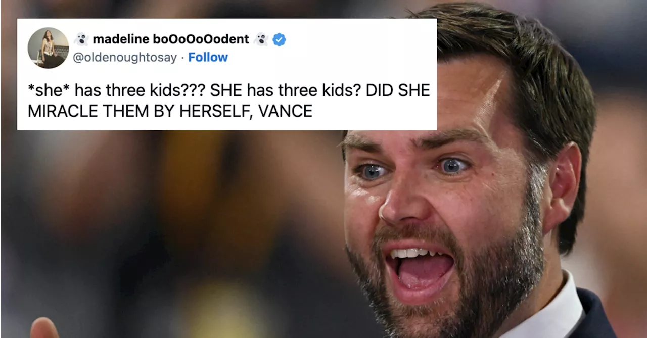 J.D. Vance Makes Creepy Comment About His Wife's Kids