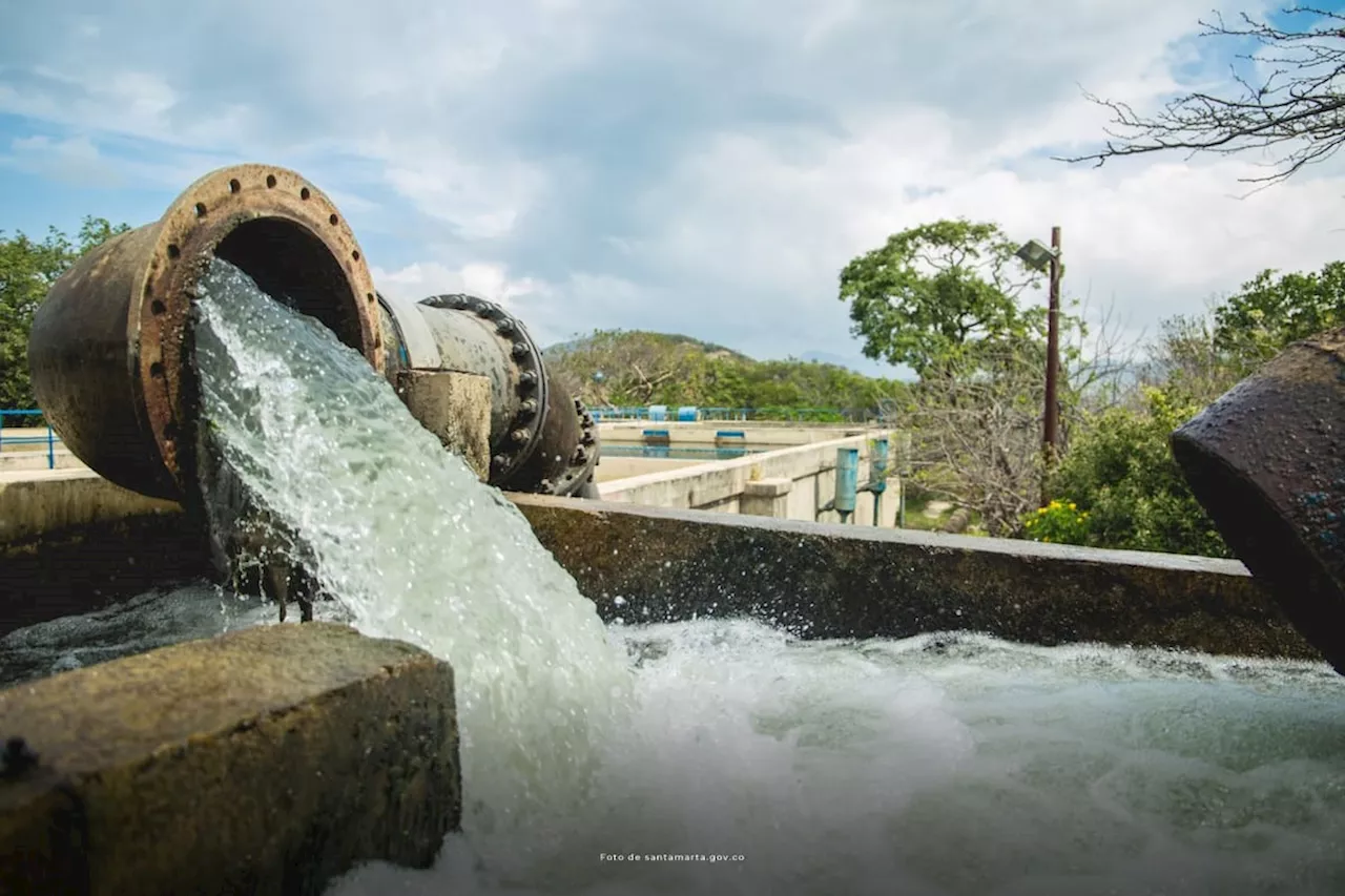 Hoy, más de 180 barrios de Santa Marta tienen baja presión del agua