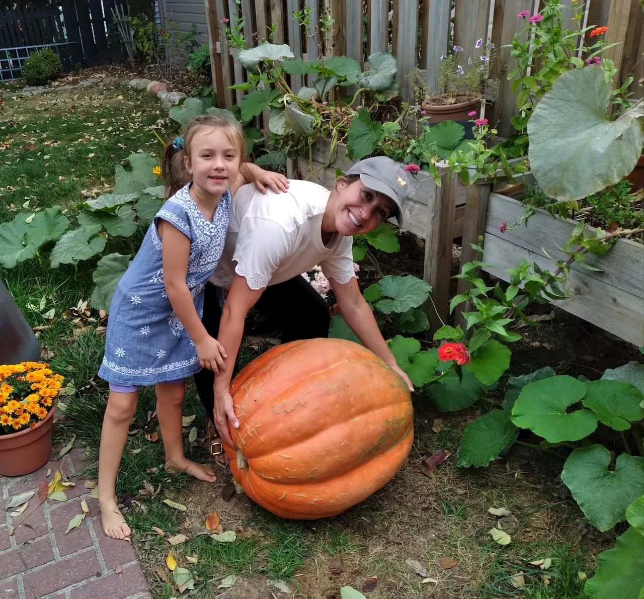 Rocky River Resident Grows 100-Pound Pumpkin, Surprising Family and Friends