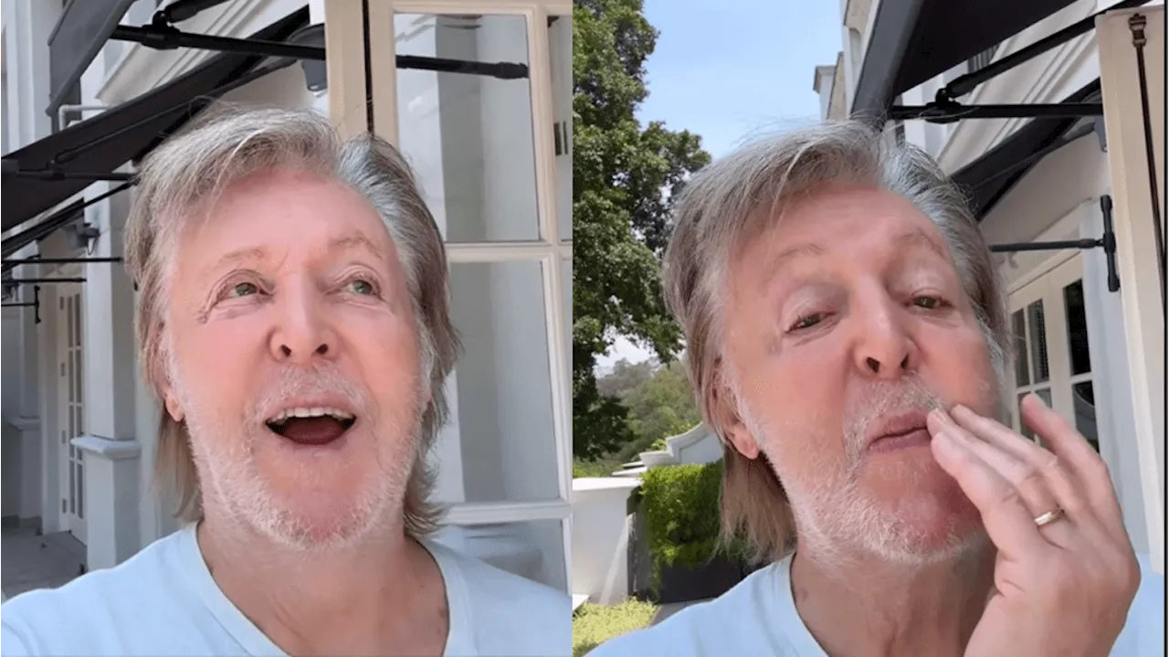 Antes de show em SP, Paul McCartney posta vídeo em hotel: “Me divertindo”