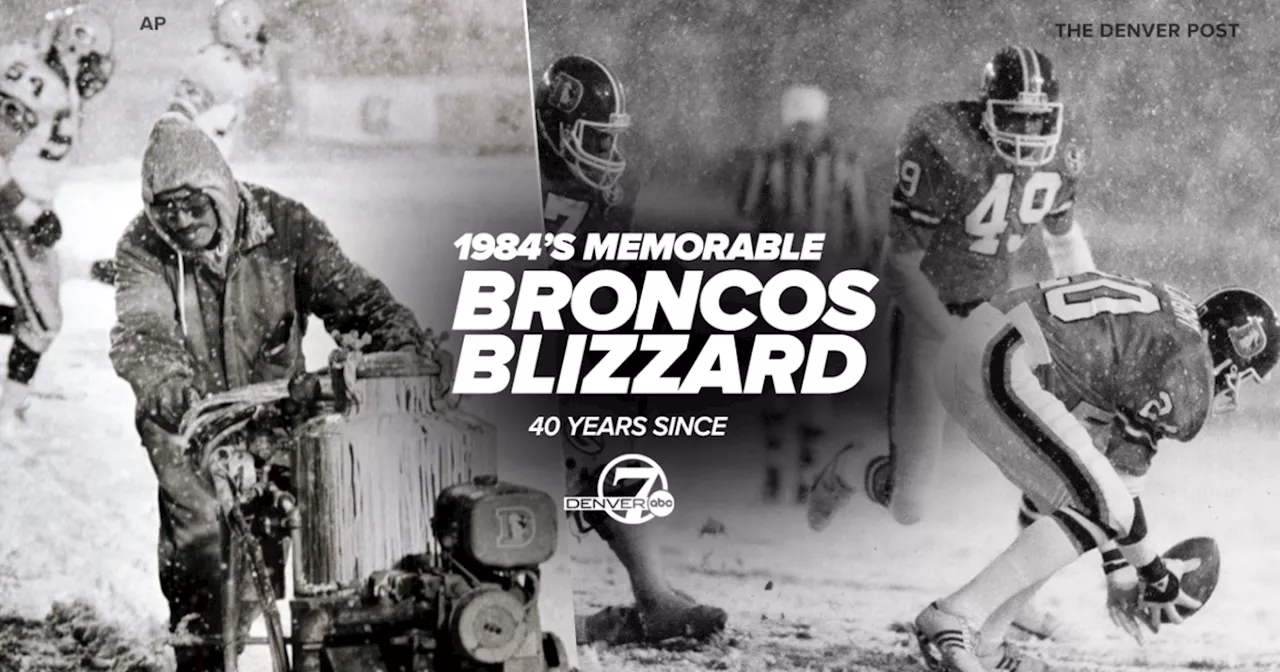 Remember the Broncos blizzard of 1984? 40 years since epic MNF game at Mile High