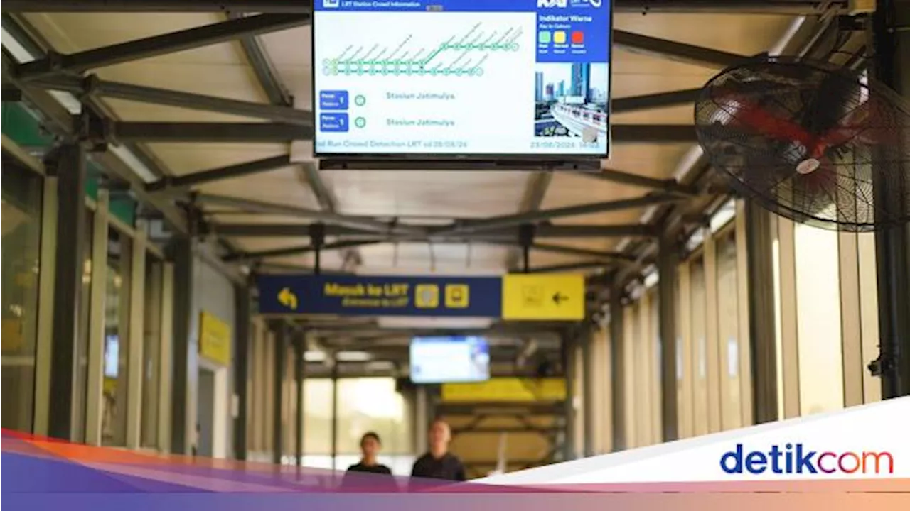 Pakai Sistem Ini, Penumpang LRT Jabodebek Bisa Pilih Kereta yang Sepi