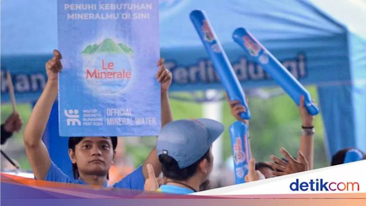 22 Water Station Le Minerale Penuhi Kebutuhan Mineral 16 Ribu Pelari JRF