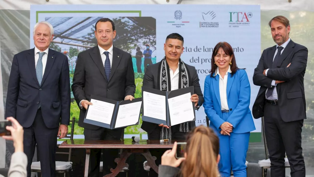 Italia Y Colombia Firman Proyecto 'Agrocadenas' Para Potenciar Desarrollo Agropecuario