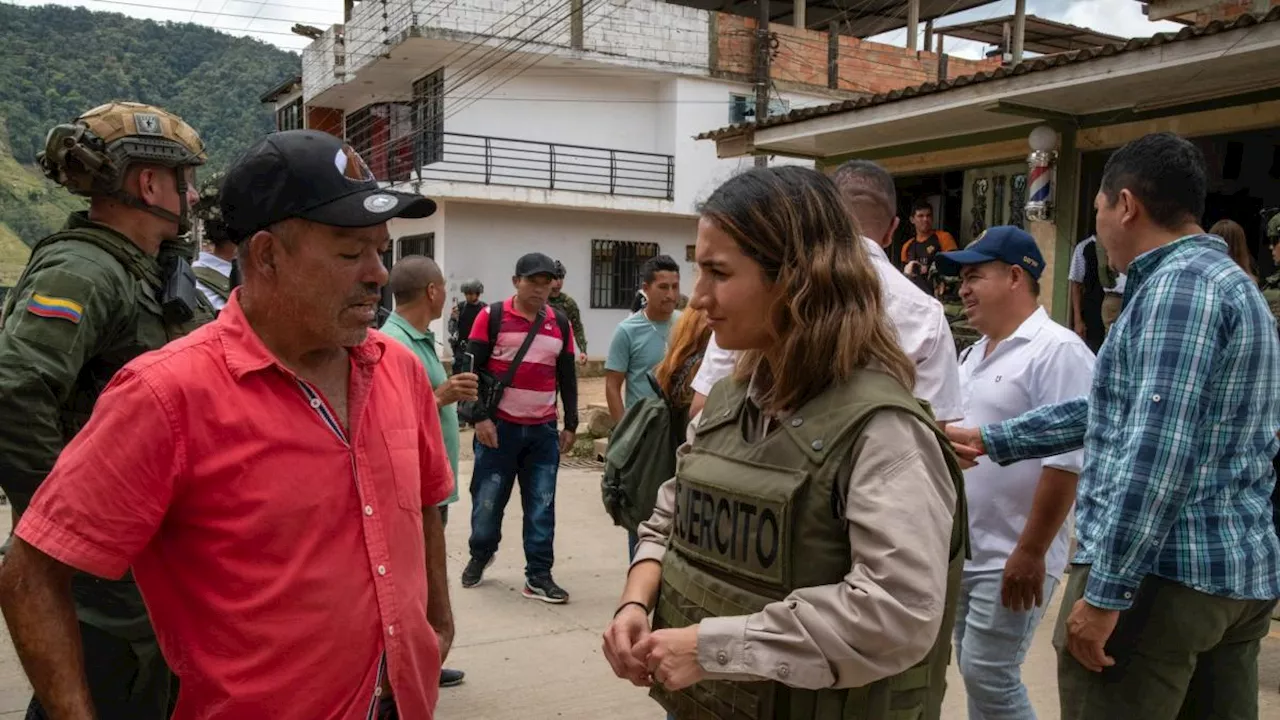 'Me reafirmo en que el Presidente no fue al Cauca por cuestiones de seguridad': Laura Sarabia