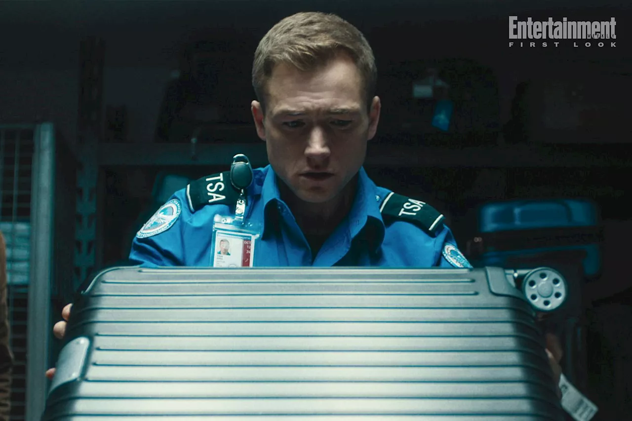 Carry-On gives Taron Egerton's TSA agent a luggage disaster in exclusive first look