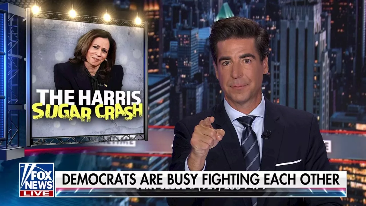 JESSE WATTERS: Democrats are worried Kamala Harris has stalled