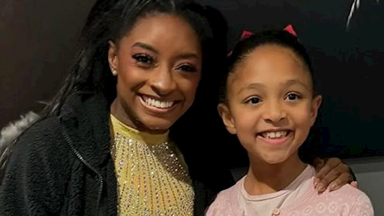 Serena Williams’s Daughter Olympia Met Her Idol: Simone Biles