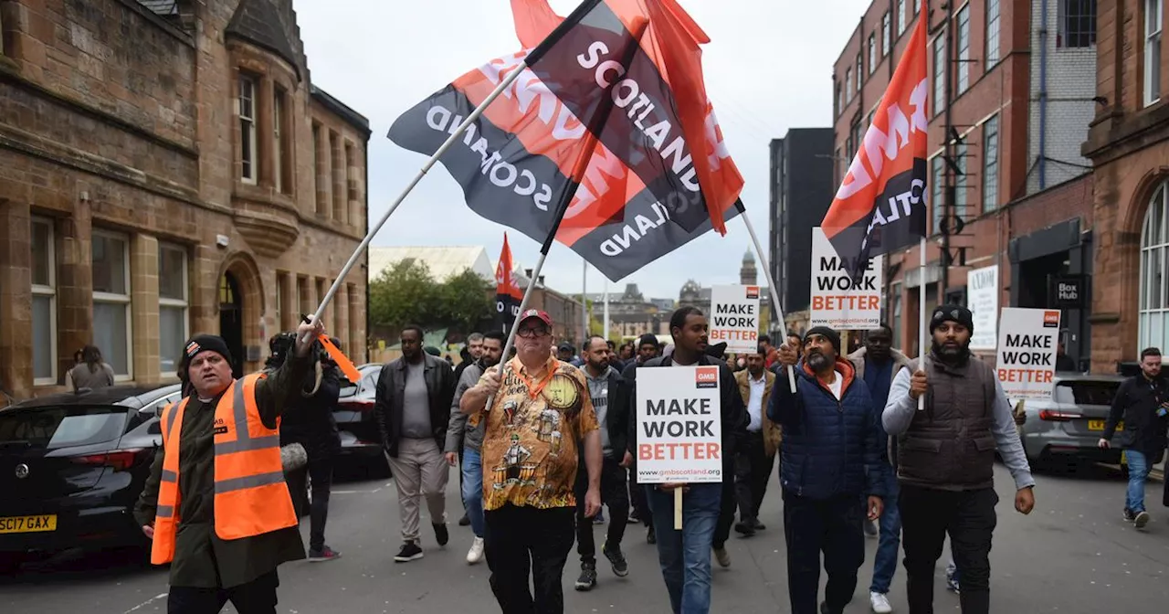 Uber Drivers Protest In Glasgow Over Pay And Safety Concerns