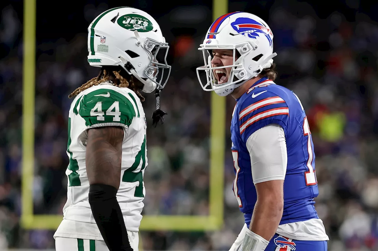 Josh Allen and Bills overcome Rodgers’ Hail Mary and beat Jets 23-20 to take control in AFC East