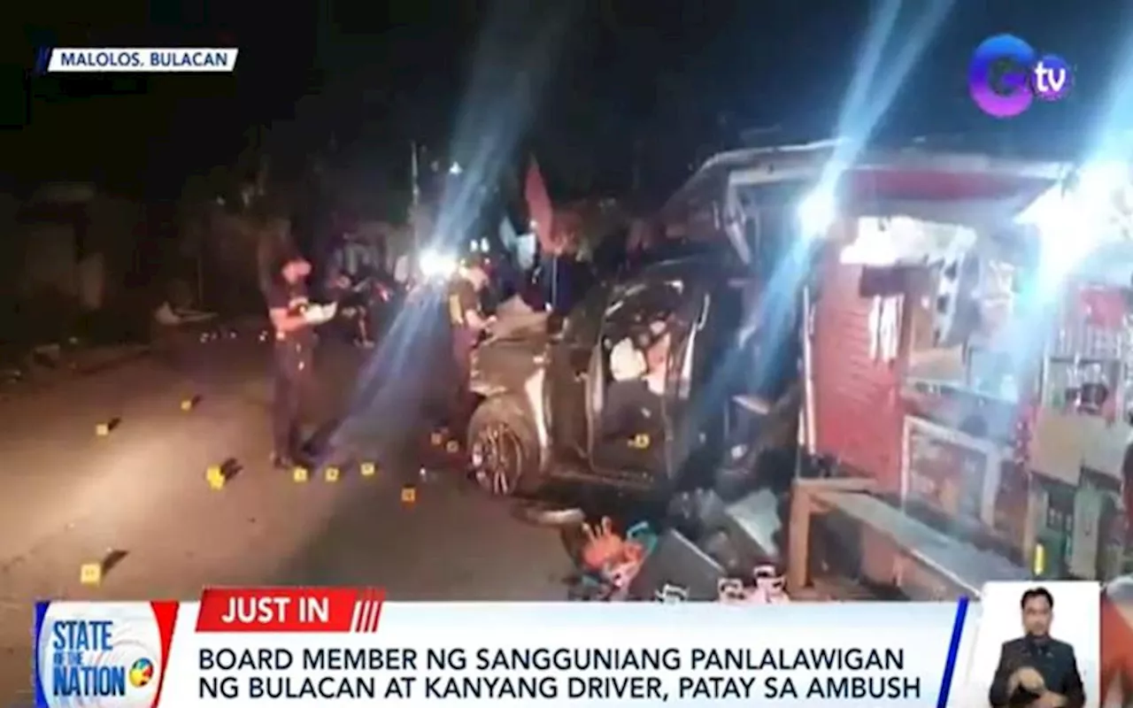 4 face murder raps over killing of Bulacan provincial exec, driver