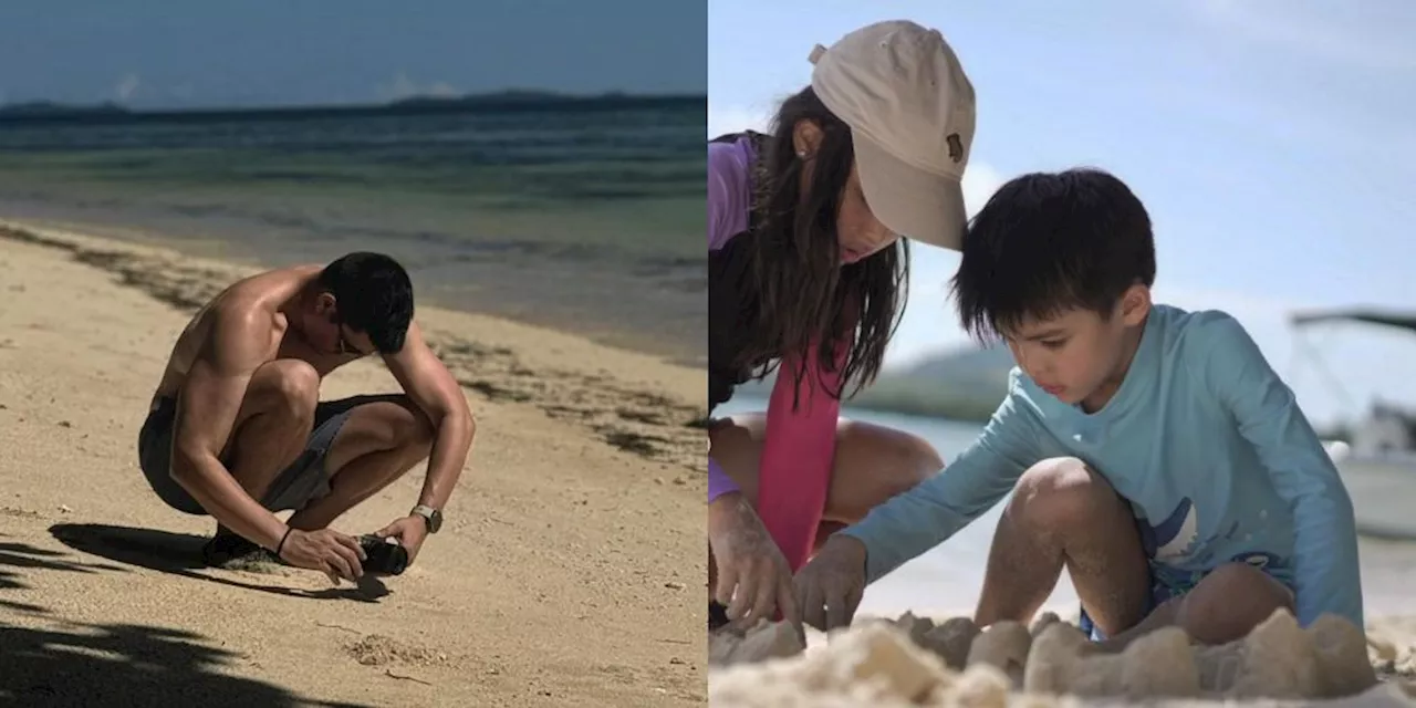 Marian Rivera snaps a photo of Dingdong Dantes as he captures moment  between kids Zia, Sixto - Dingdong Dantes | Marian Rivera News