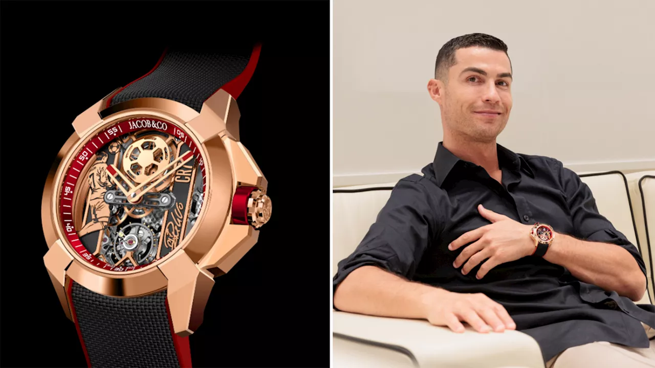 Superstar Ronaldo präsentiert Luxus-Uhren-Kollektion