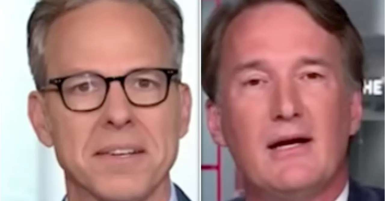 Glenn Youngkin Tried To Sanewash Donald Trump And A Stunned Jake Tapper Wasn’t Having It