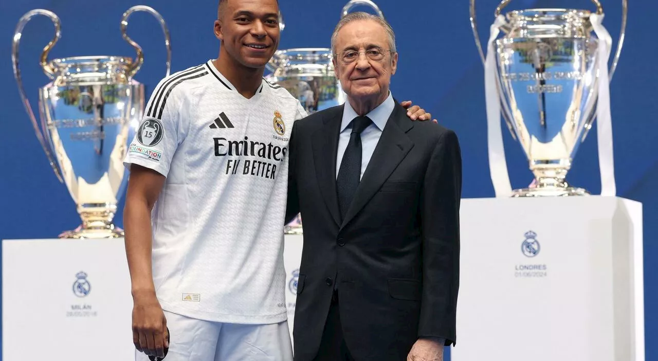 Mbappè, la presentazione al Bernabeu davanti a 85mila tifosi