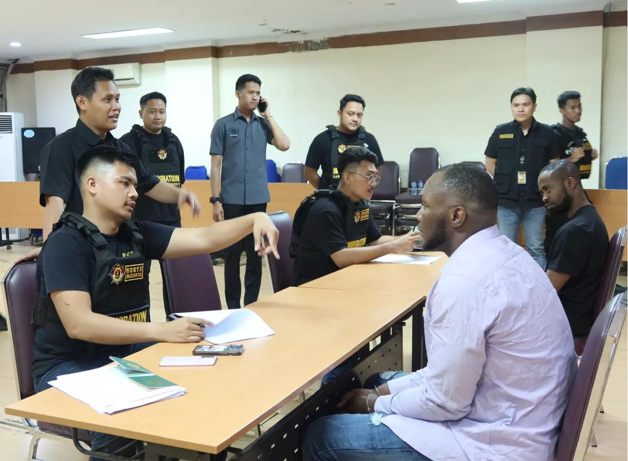 12 WN Nigeria Dicokok Kantor Imigrasi Jakarta Utara saat Operasi Jagratara III