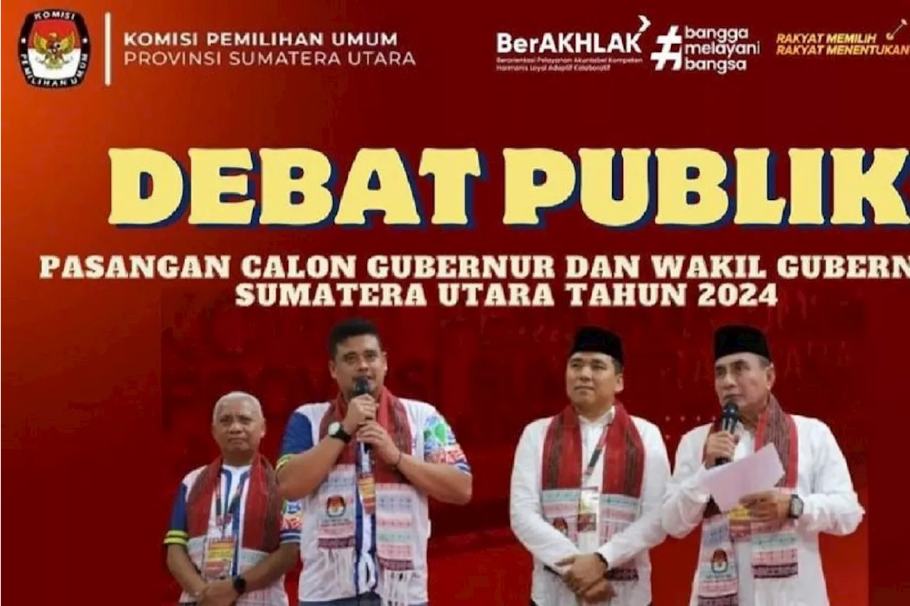 Simak, Jadwal Debat Pilgub Sumut 2024