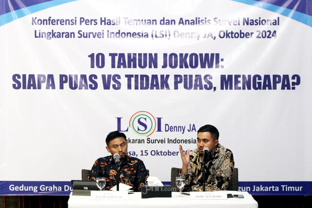 Survei LSI Denny JA Kepuasan Publik atas Jokowi Termasuk Tertinggi di Dunia