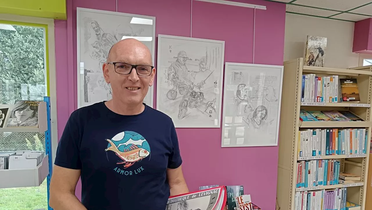 Lévignac. La médiathèque expose les dessins de Marc Baillion