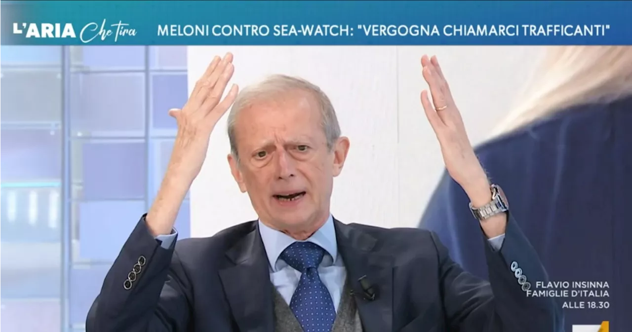 L'aria che tira, Alemanno-Fassino: "Le Ong si danno appuntamento con i trafficanti"