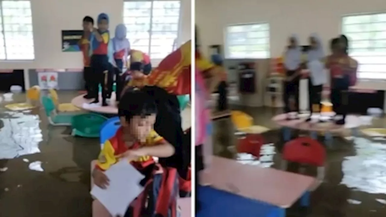 Kindergarten students safe after flash flood, landslide strikes Taman Melawati (VIDEO)