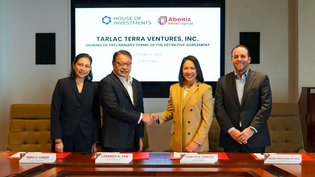 Aboitiz InfraCapital and House of Investments set to expand Tari Estate with mixed-use development in Central Luzon