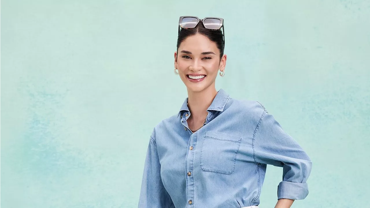 Cop Pia Wurtzbach’s off-duty look with these slip-in sneakers