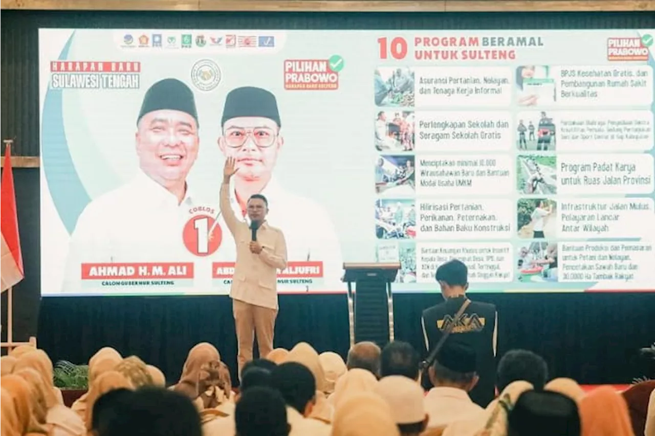 Kolaborasi Ahmad Ali-AKA dan Prabowo untuk Tingkatkan Mutu Pendidikan di Sulteng