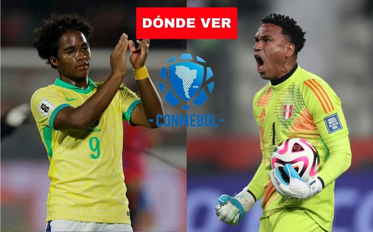 Brasil vs. Perú EN VIVO: ¿A qué HORA y dónde VER el partido HOY de Eliminatorias al Mundial 2026?