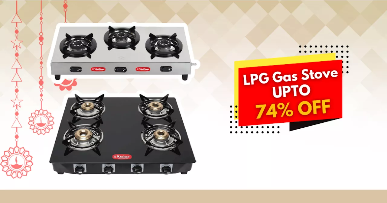 Amazon Great Indian Festival Sale: LPG Gas Stoves At Up To 50% Off!