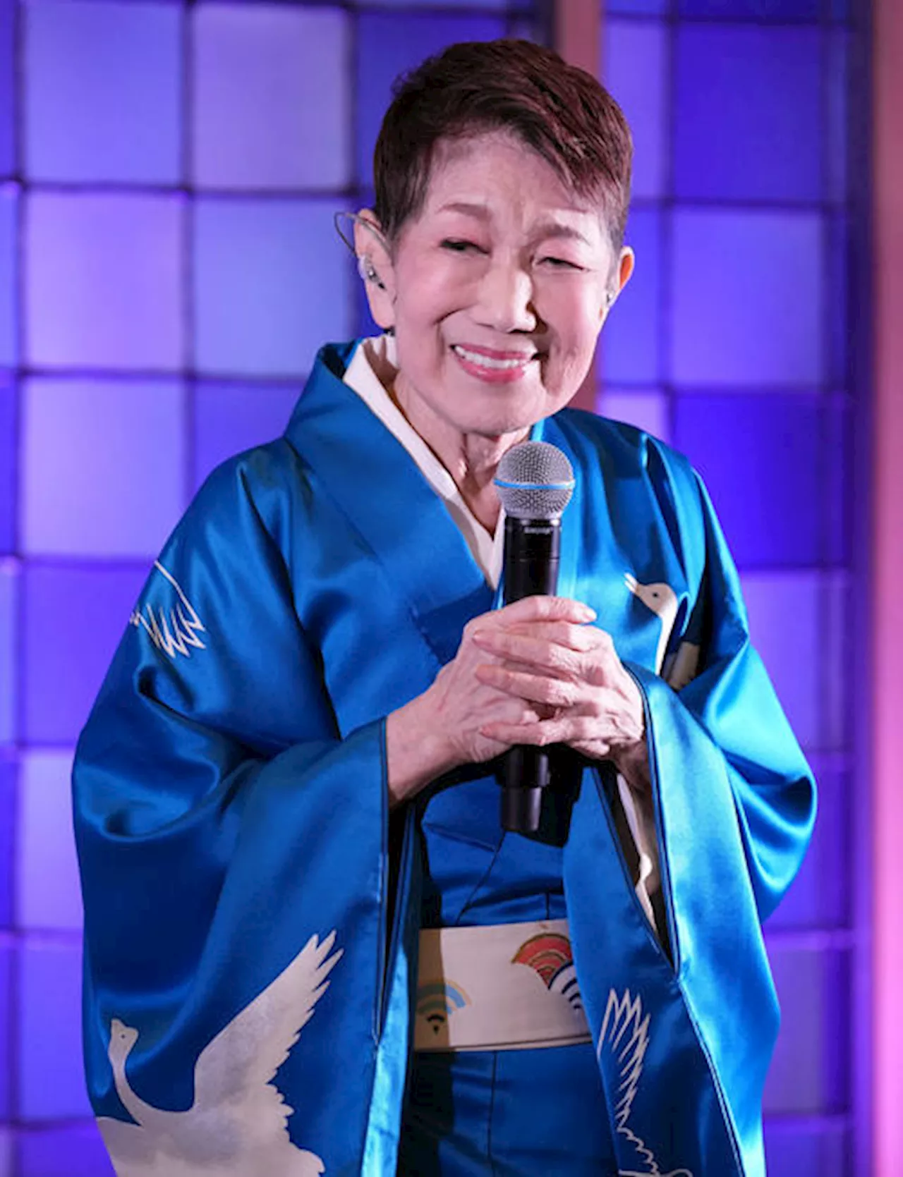 水前寺清子、60周年記念新曲発表会で涙ぐむ 北島三郎らから祝福メッセージも