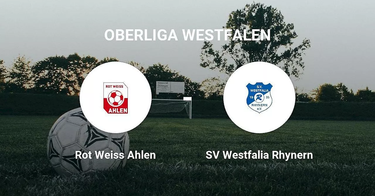 Knappes Scheitern für SV Westfalia Rhynern gegen Rot Weiss Ahlen