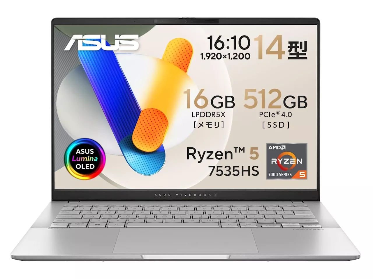 Ryzen搭載の14型有機ELノートが1万5千円オフ