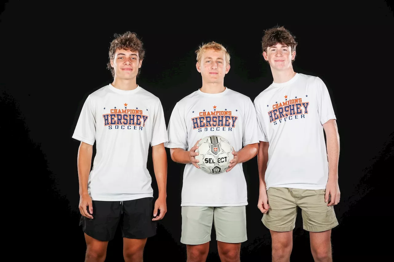 Gideon Peterson’s two goals lead Hershey past Cedar in boys soccer