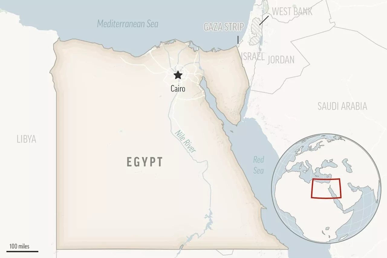 A bus carrying university students crashes, killing 12 and injuring 33 in Egypt's northeast