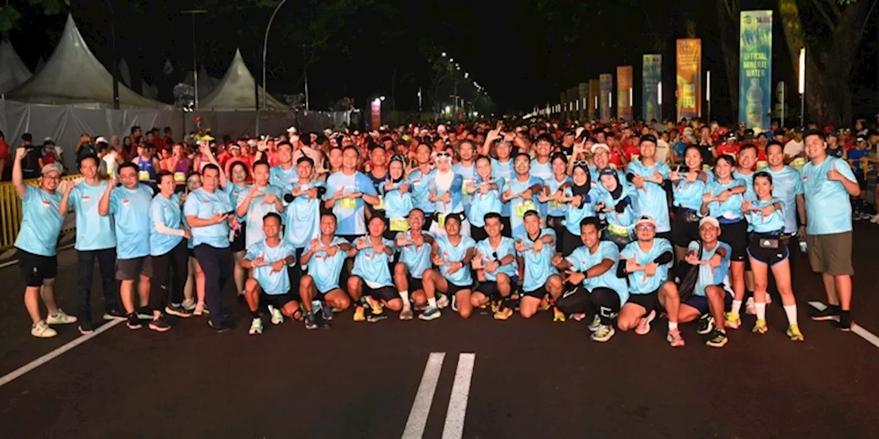 Le Minerale Sukseskan Ajang Jakarta Running Festival 2024