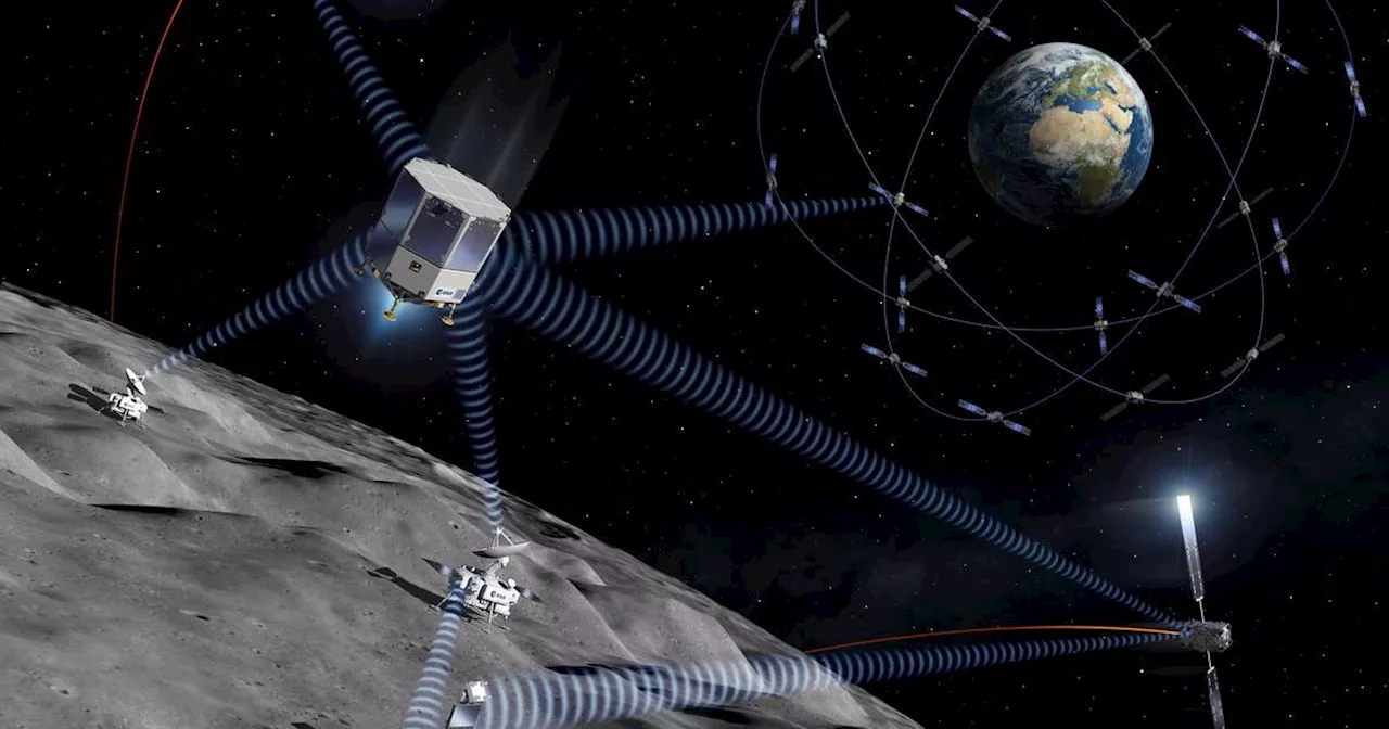 Mond: Esa baut ab 2026 Netzwerk von Satelliten für Missionen