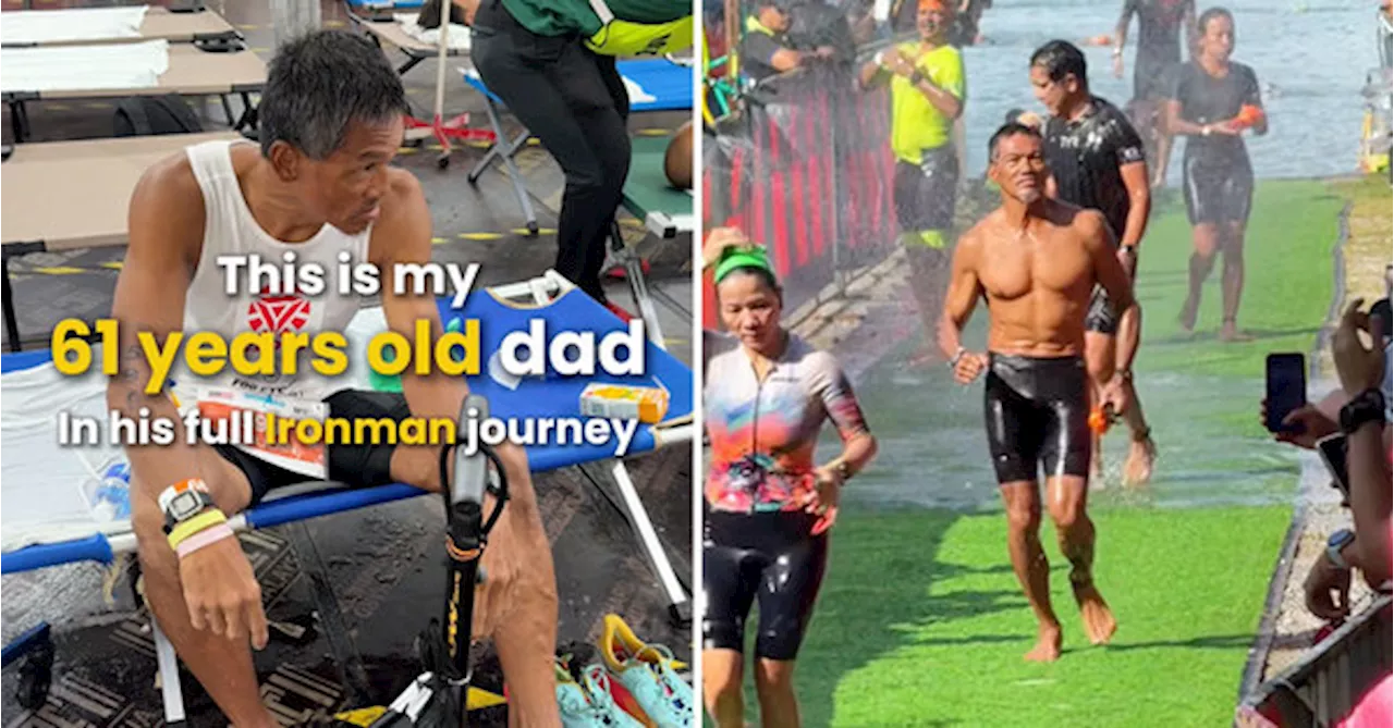 Malaysian Dad Goes Viral For Completing 225KM Triathlon In 15 Hours At 61 Years Old