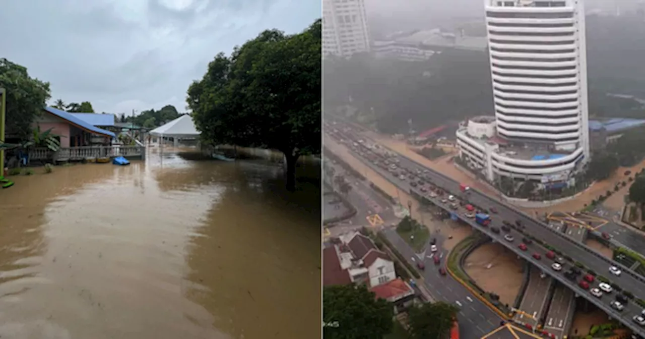 Malaysians Share Videos Showing The Extent Of Floods Amid Heavy Downpour