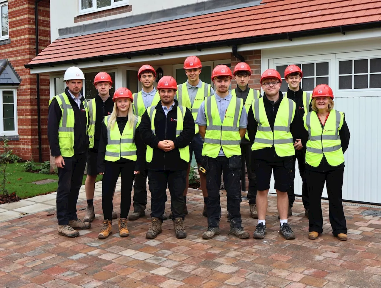 Shropshire-based building contractor welcomes new cohort of apprentices