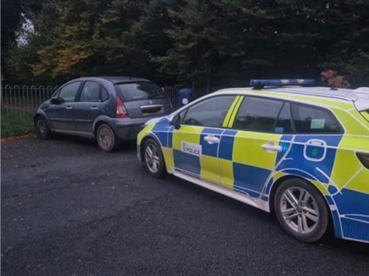 Untaxed vehicle seized by police in Shropshire border town after man suspected driving without insurance