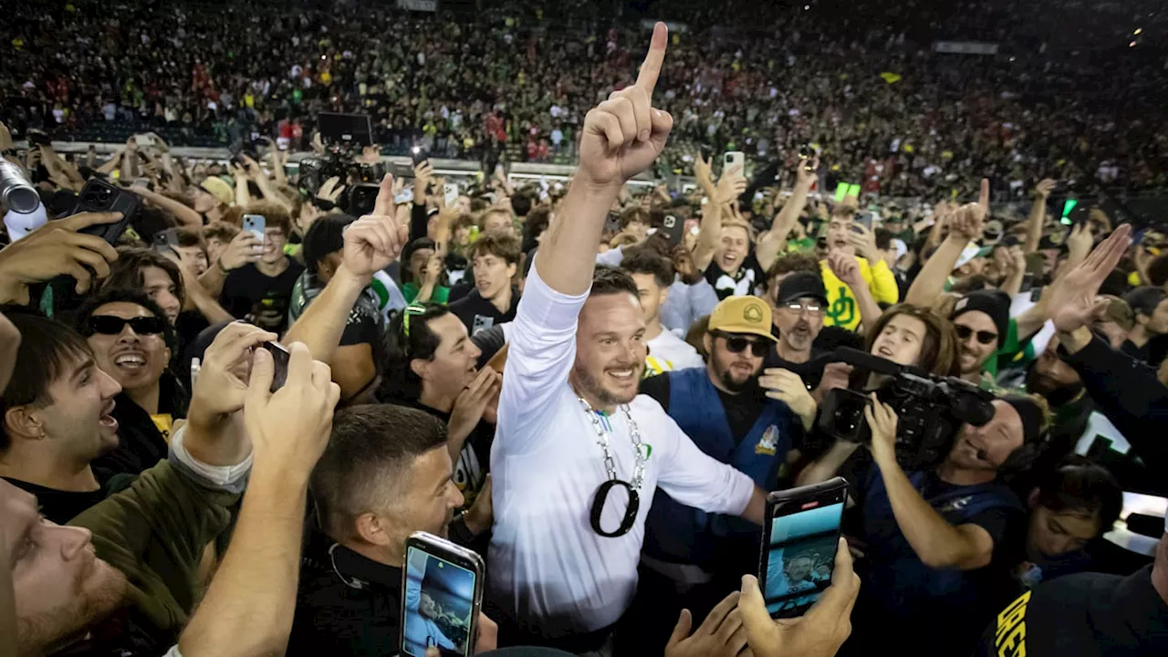 Oregon Coach Dan Lanning Couldn’t Hide Delight When Asked About Purposeful Penalty