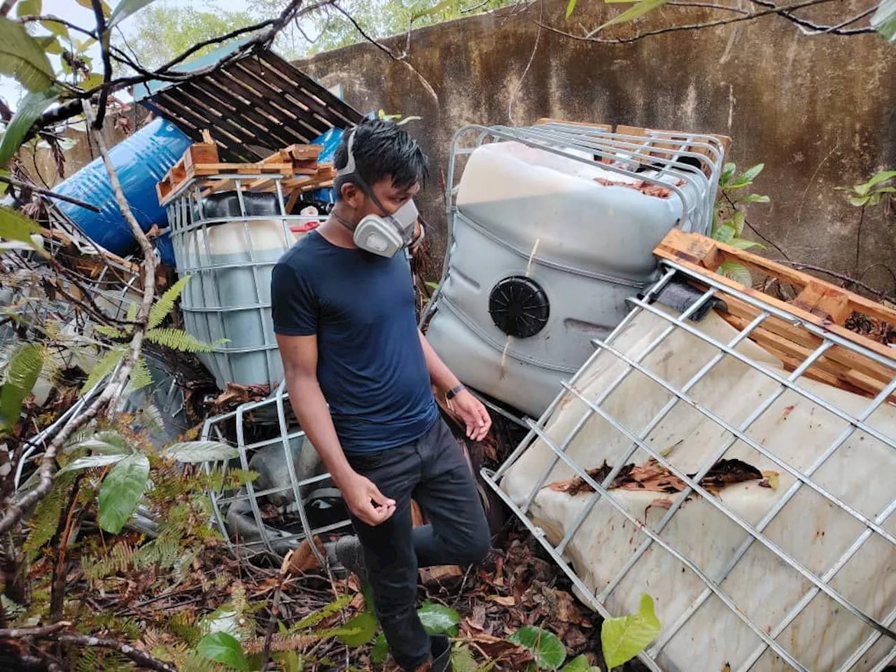 Over 100 barrels, 50 bulk containers of chemical waste found dumped in PD, says Negri exco man