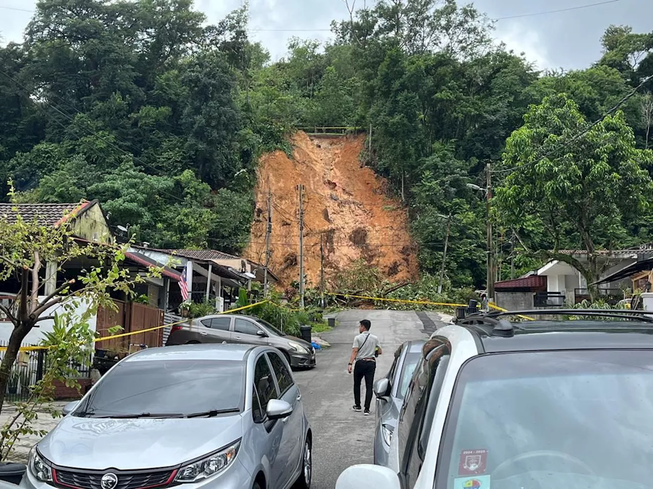 Taman Melawati resident recalls close shave with landslide