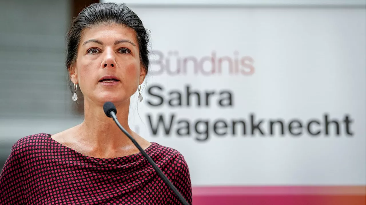 Kritik unter BSW-Wählern besonders groß: Wagenknecht fordert Ende der Solidarität mit Israels Regierung