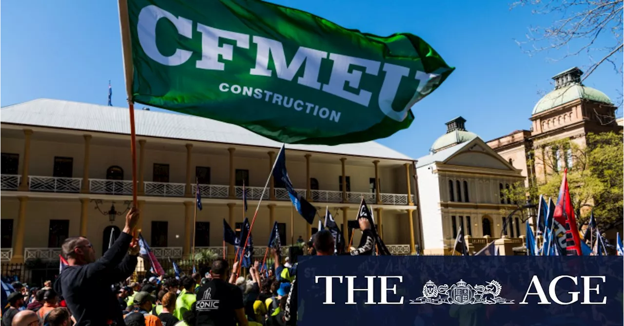 Federal Authorities Launch New Investigations Into CFMEU Over Coercion and Corruption