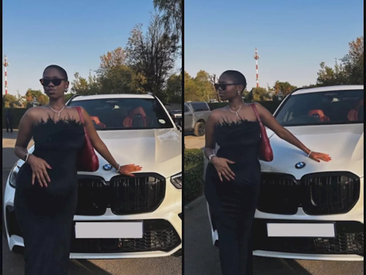 ‘Beauty and the Beast’: Mamelodi Sundowns coach’s daughter flaunts R1.2m BMW