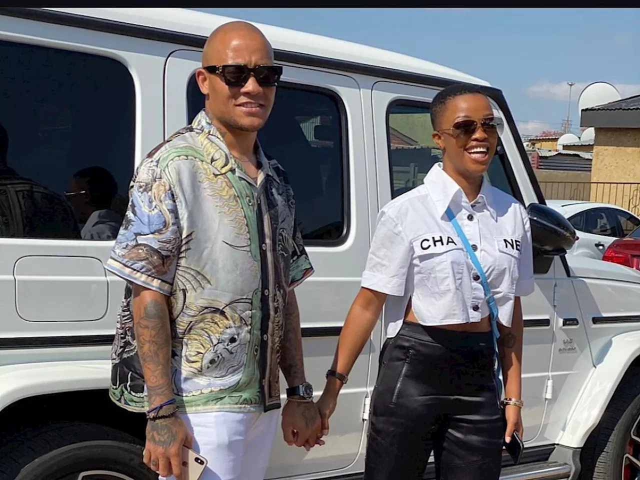 PICTURES: Former Bafana Bafana star’s wife shows off R4.4m Mercedes-AMG G63