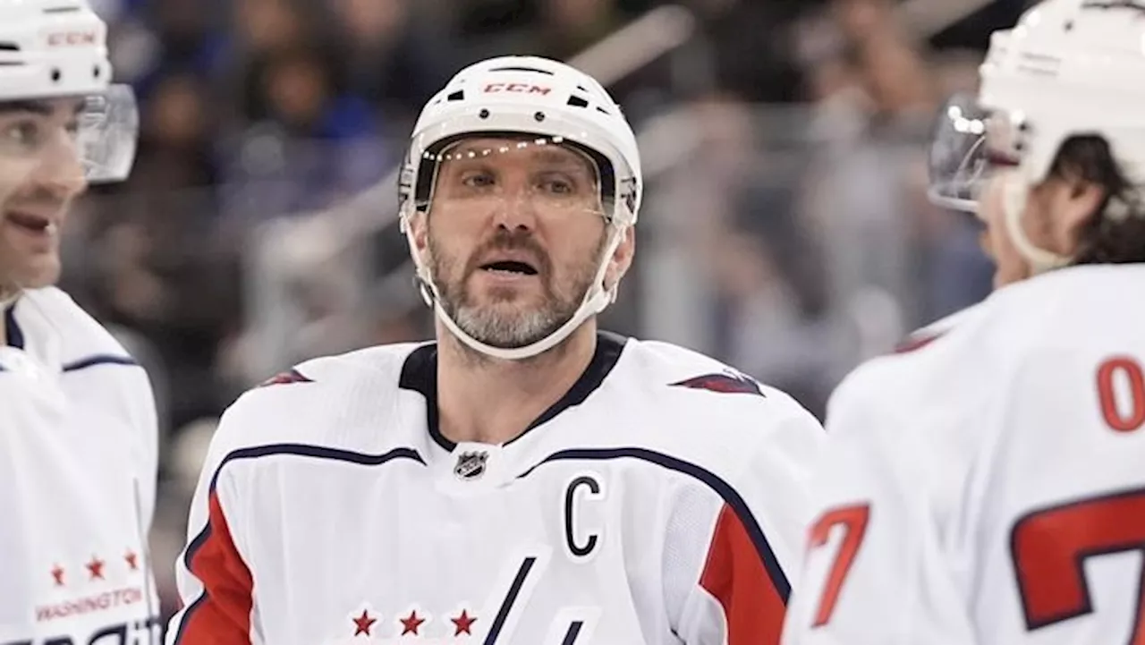 Ovechkin set for move to RW as Capitals face Golden Knights