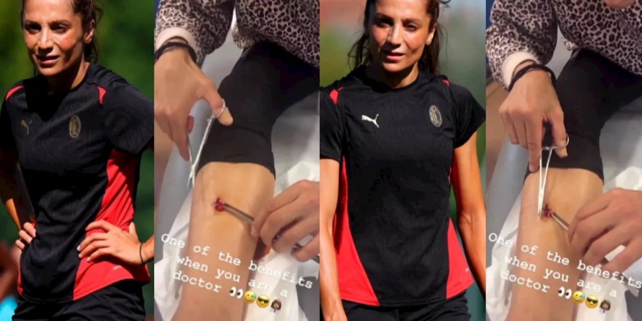 Milan, Nadia Nadim e la ferita 'autosuturata': la storia della calciatrice-medico